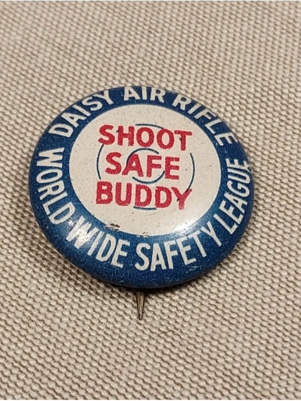 Antique Daisy Air Rifle World-Wide Safety League Pin